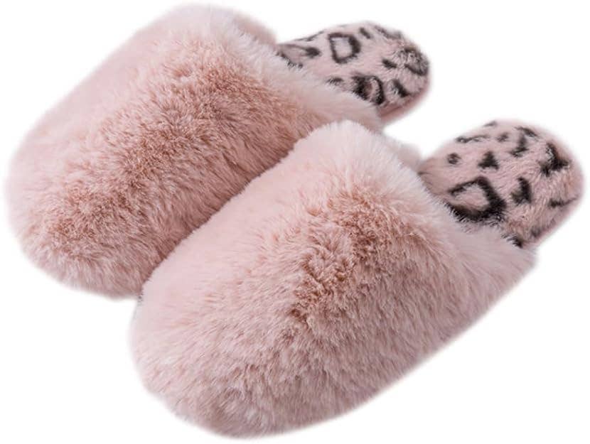 Roxoni Soft Leopard House Shoe