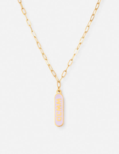 Enamel WWJD Necklace
